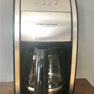 Cuisinart Silver and Black Grind & Brew Coffee Maker